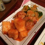 焼肉ジャンジャン - 三色キムチ￥５１８