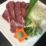 てっぺい - 霜降り馬刺し