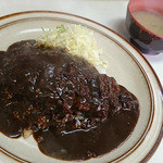 カツカレーとみそ汁