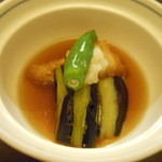 隠れ房 - カレイと茄子の煮おろし　2015.8