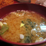 Aji No Izakaya Kitano Kuni Kara - 美味しい御味噌汁でした。