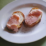 トラットリア ピチコラージョ - タラモのブルスケッタ