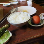 平和苑 - 卵かけ御飯〜