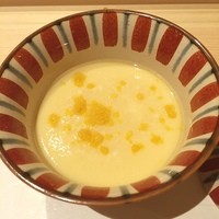 鮨 竜介 - カラスミ茶碗蒸し