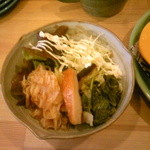 オモヤキッチン - ドリアランチのサラダ　2016.2.2.