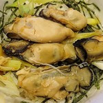 ガスト - ガスト 日本橋店 牡蠣ねぎご飯の5粒の牡蠣