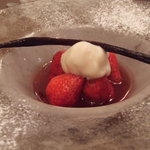 ア ミオ アージョ - ２０１０年３月　栃木産とちおとめのコンポートとヨーグルトのソルベ