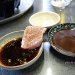 Sutamina Ken - 2015年11月　タレは醤油、味噌の種類。どちらも濃厚系。
