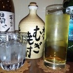 アイリス - 焼酎（ロック、緑茶割り）