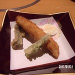 八千代 甲羅本店 - ズワイ蟹揚げ