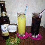 アイリス - ソフトドリンク（ノンアルコールビール、オレンジジュース、コーラ）