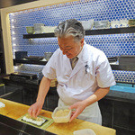 鮨でですけ - 刻みわさび巻き、でございます