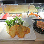 鮨でですけ - サクサク！！ 地アジのフライ