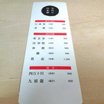 鮨でですけ - 今月の日本酒