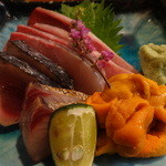 味とく家 - お造り盛り合わせ(2015,12)