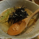 味とく家 - 揚げおむすび　お出汁で～(2015,12)