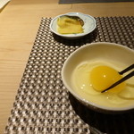 座屋 - ご飯　土佐ジロー、ぶりトロ焼き、塩、焦げ
      