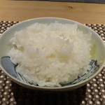 座屋 - ご飯　土佐ジロー、ぶりトロ焼き、塩、焦げ
      