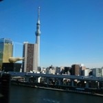 浅草むぎとろ - スカイツリーが見える景色も素晴らしい