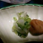 みかんの木 - 白菜御新香と梅干