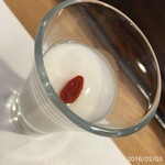 すし処 睦月 - デザートの杏仁豆腐