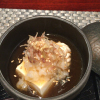 耽美 下村 - 豆腐と鱈の白子の餡かけ