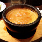 つけ麺　きゅうじ - 石焼つけ汁ぐつぐつ「天王寺」