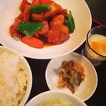 龍泉飯店 - 酢豚定食