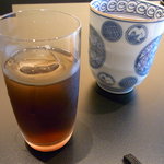 ＨＡＮＡ吉兆 - 冷たい黒麦茶。