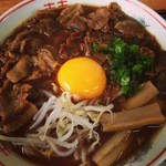 中華そば 春陽軒 - 肉＆卵入り