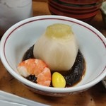 Kyoudoryouriobako - 「風呂吹かぶ」、コッテリと濃厚なお味噌と、さっぱりした蕪