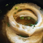 星のや竹富島 ダイニング - お麩のみそ汁です