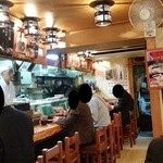 築地浜茂鮨 - 店内の様子です