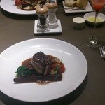 フレンチレストラン にき亭 そごう横浜店 - 【2月】めちゃ厚切りステーキ、更に厚切りのフォアグラのせ、トリュフソースがけ！！さすがにき亭！！