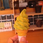 ふれあいの館 - H27/6抹茶ソフトクリーム