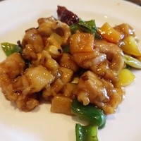 開化亭 - 肉の炒め物