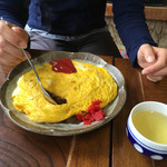 山村茶屋 - オムライス 700円