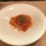 カーサ カルマ - 青唐辛子のアマトリチャーナ