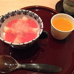 まき村 - 苺ミルクプリンと蜜柑ゼリー