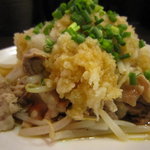 横浜 青葉餃子 - 蒸し豚もやしのおろしポン酢