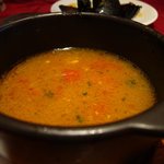 スペイン料理レストラン エル･ヴィエント - ムール貝シェリー酒蒸しのスープ