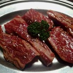 Yakiniku reimen ranpu - 牛カルビ