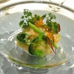 eclat - オマール海老のサラダ仕立て　根セロリのレムラード