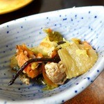 割烹　芝苑 - 野菜とヒジキの煮物