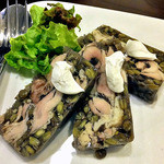 Bistroフルフル - 鶏とレンズ豆のテリーヌ（２０１６年２月）