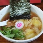 めん屋 生竜 - 醤油わんたん麺