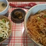 鳥きち - 日替わり、豚丼  600円