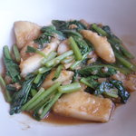 クリヤム - イカと青菜の炒め