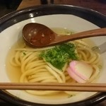 うどん茶屋 志道 - かけうどん 並盛