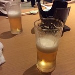 天然温泉境港夕凪の湯 御宿野乃 - ビールで乾杯